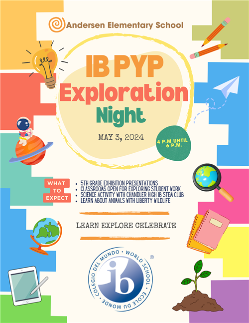 IB PYP Exploration Night May 3